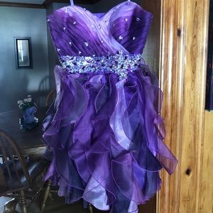 Strapless Homecoming Dress